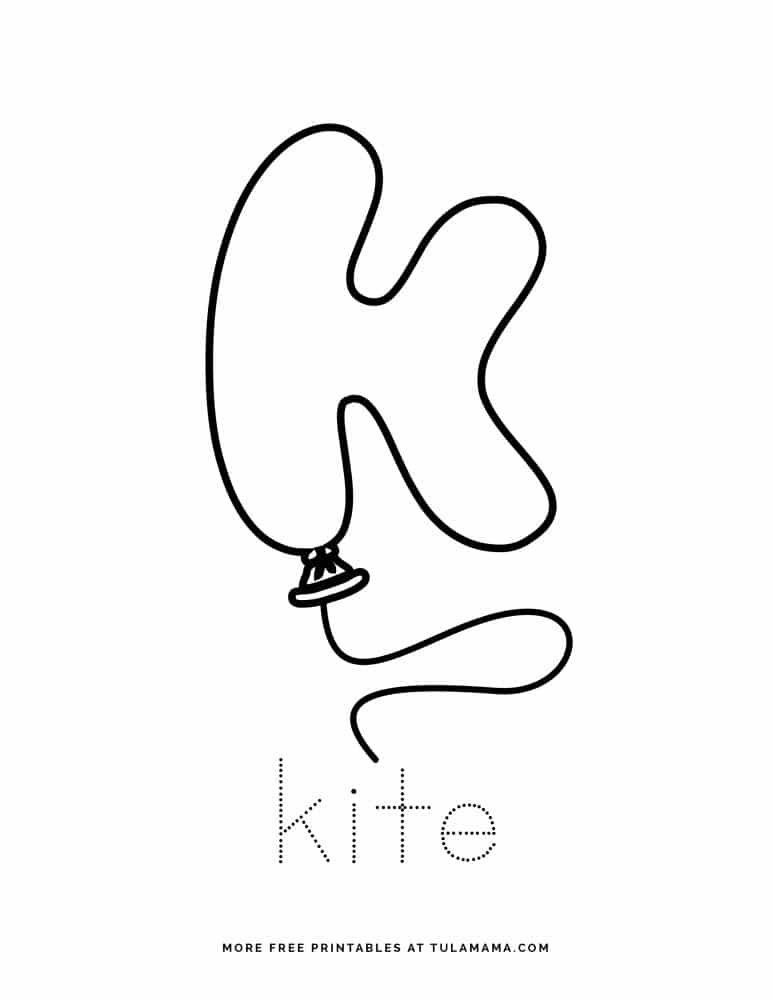 Free Printable Letter Balloons Alphabet Tracing Worksheets - Tulamama