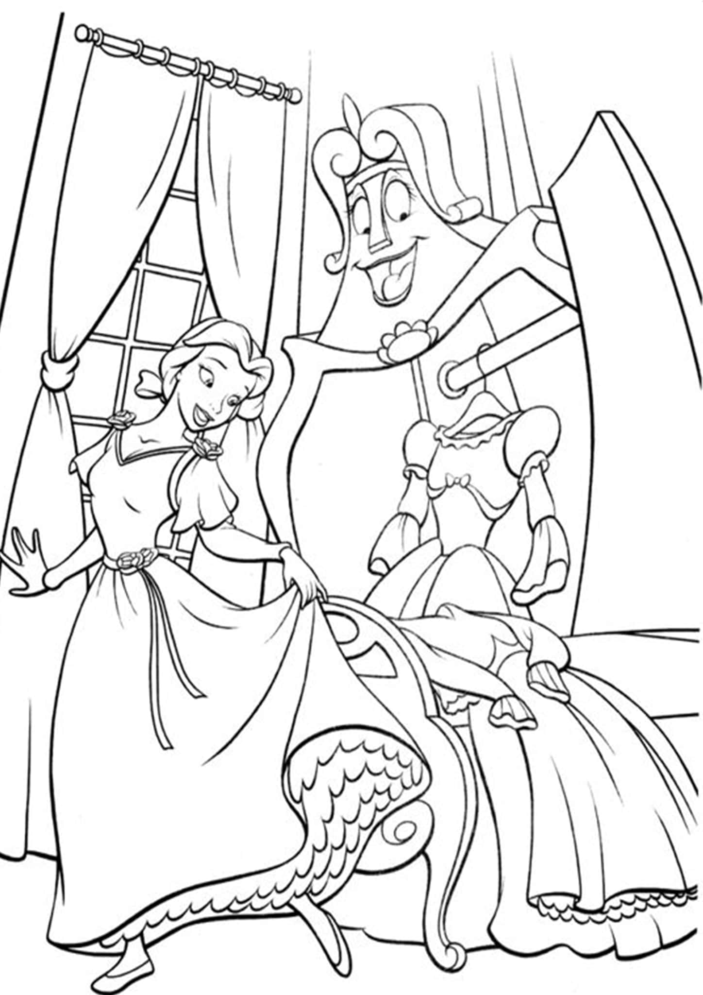 Beauty And The Beast Printable