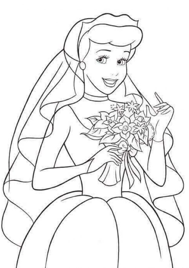 Free & Easy To Print Cinderella Coloring Pages - Tulamama