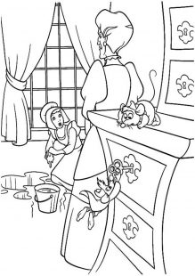 Free & Easy To Print Cinderella Coloring Pages - Tulamama