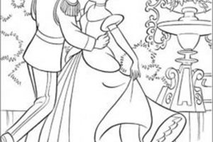cinderella coloring pages