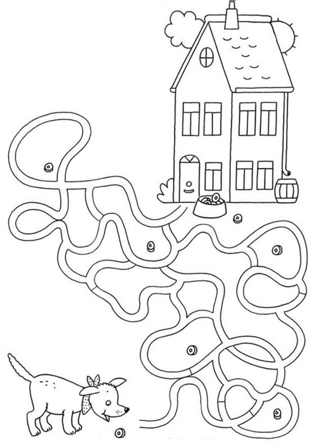 Free Simple Maze Printables For Preschoolers And Kindergartners - Tulamama