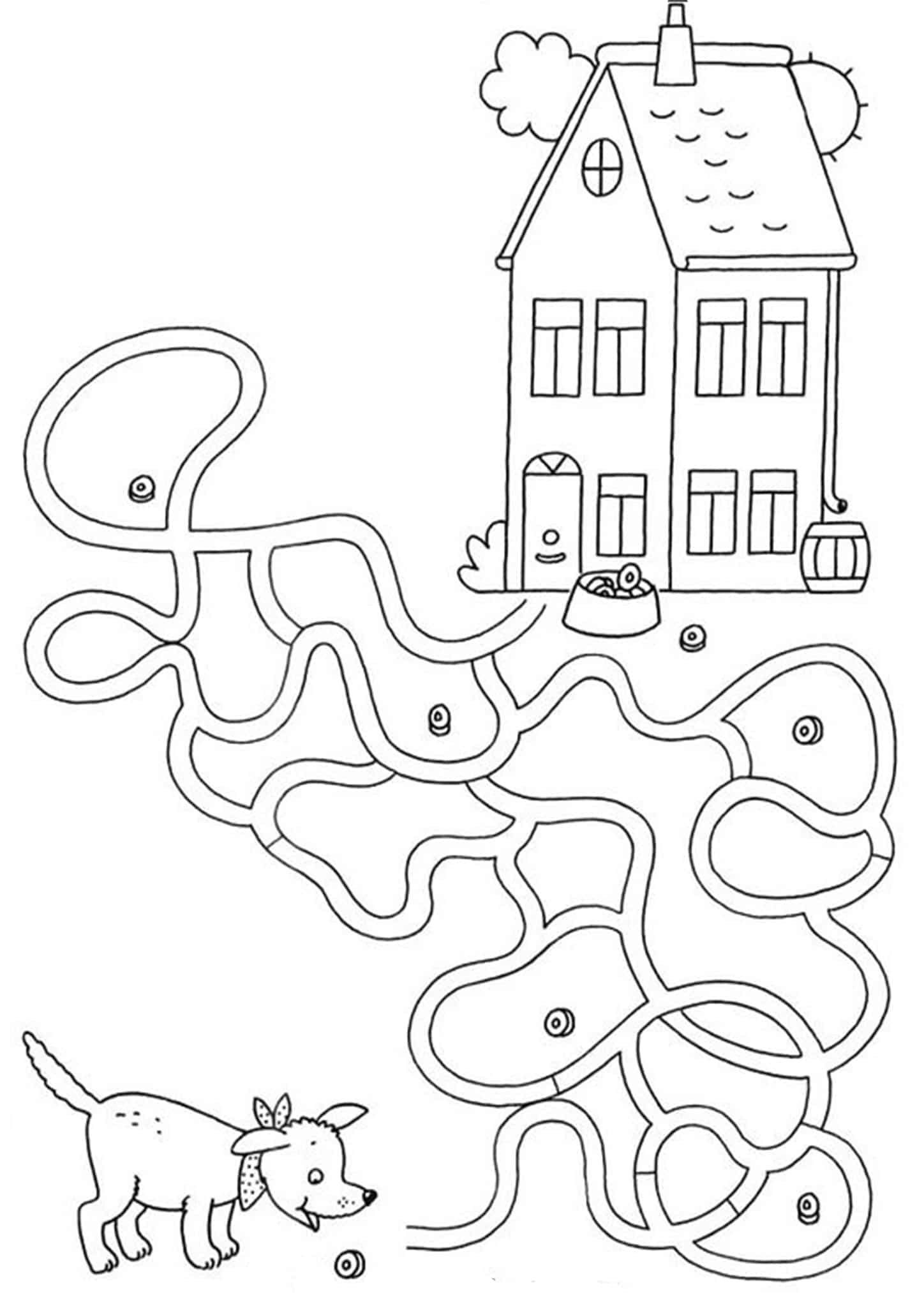 free simple maze printables for preschoolers and kindergartners tulamama