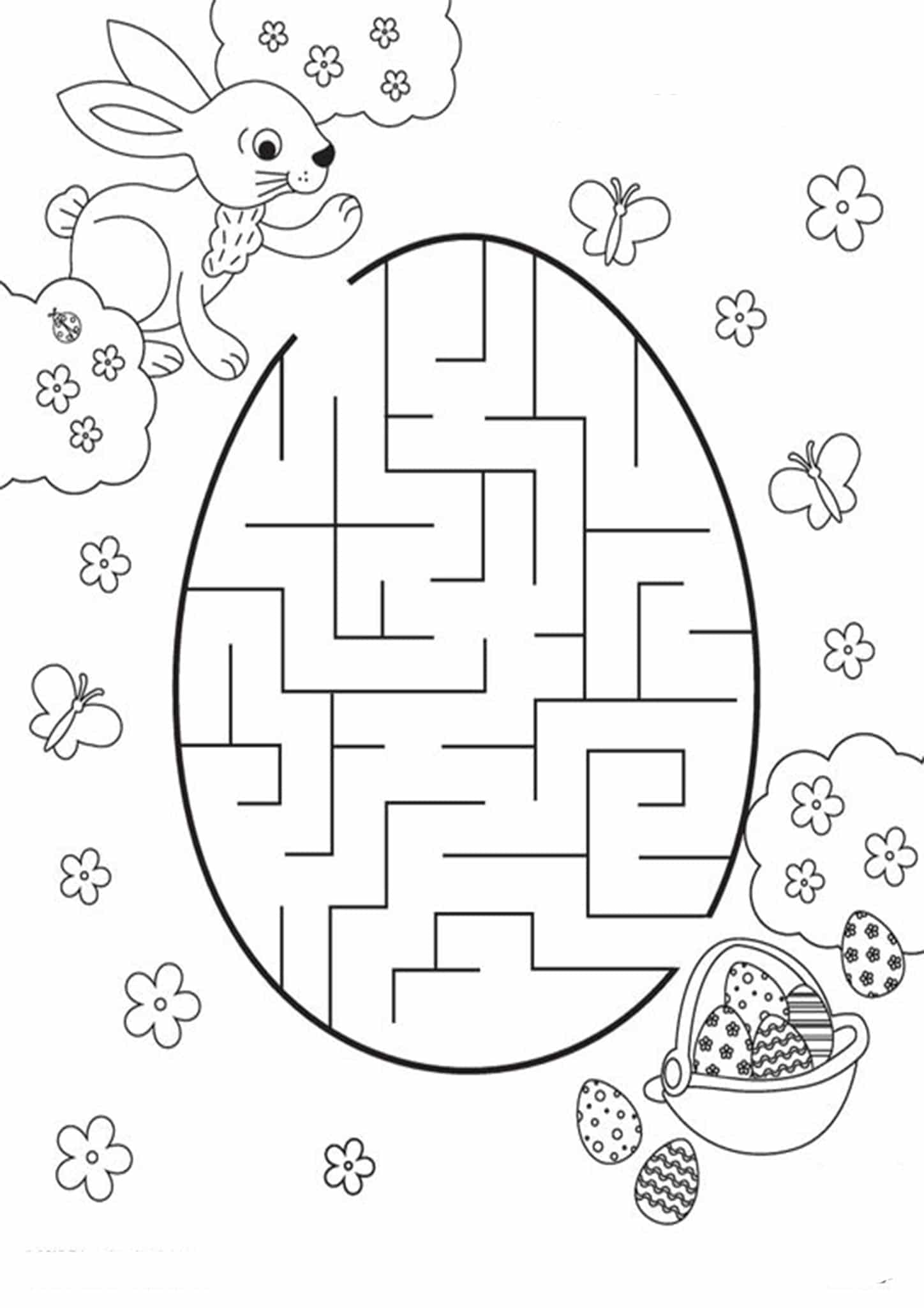 Simple Maze Printables for Preschoolers and Kindergartners