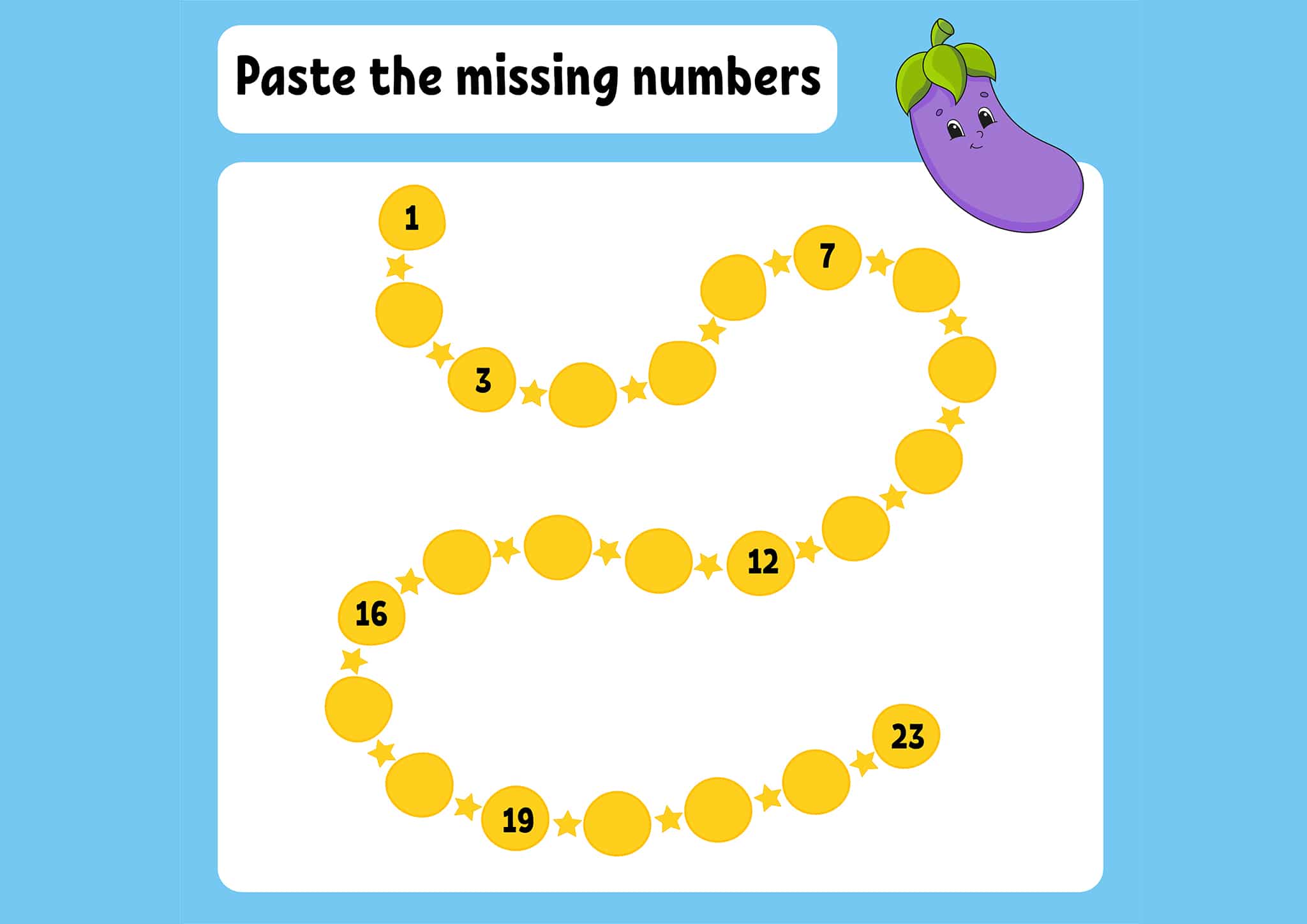 Free & Fun Missing Number Worksheets