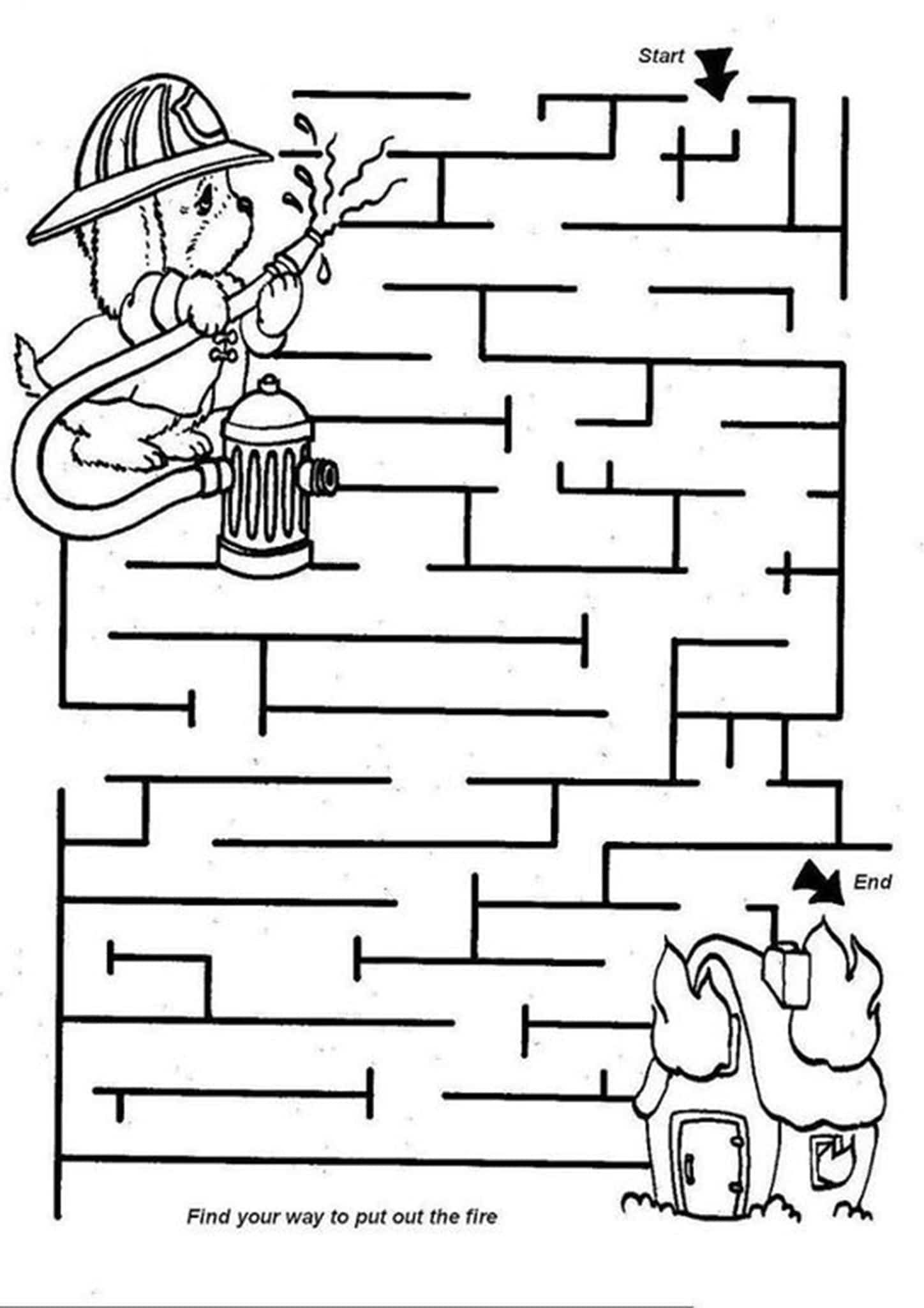 Preschool Mazes Printable Free