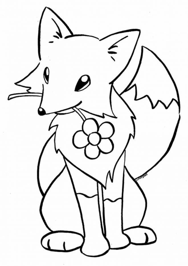 Free & Easy To Print Fox Coloring Pages - Tulamama