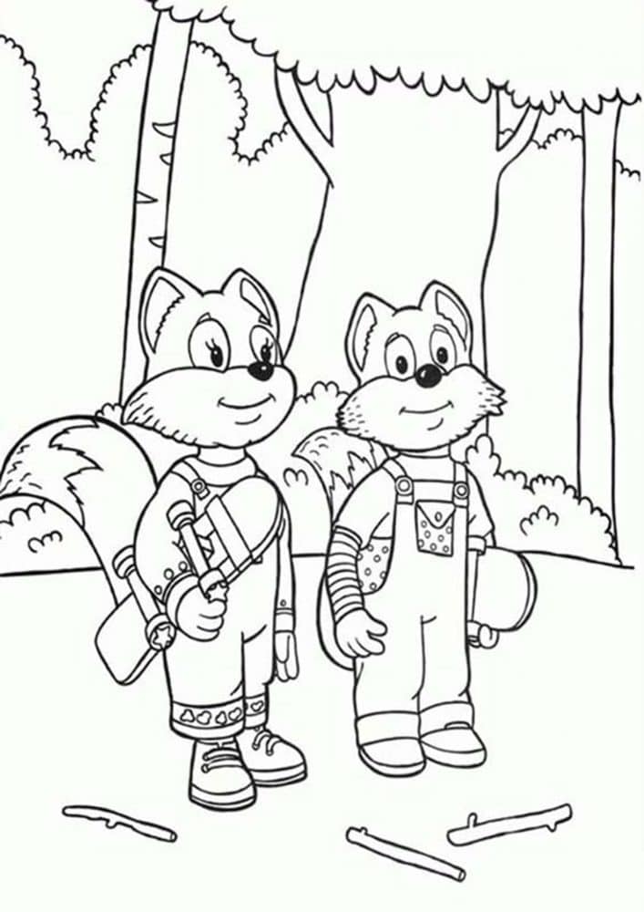 Free & Easy To Print Fox Coloring Pages - Tulamama