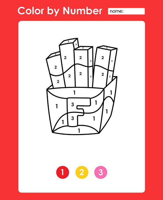 Color by number worksheets are a great activity for kids in kindergarten. It helps with color recognition, focus & more. Our free printables