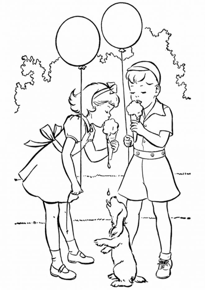 Free & Easy To Print Ice Cream Coloring Pages - Tulamama