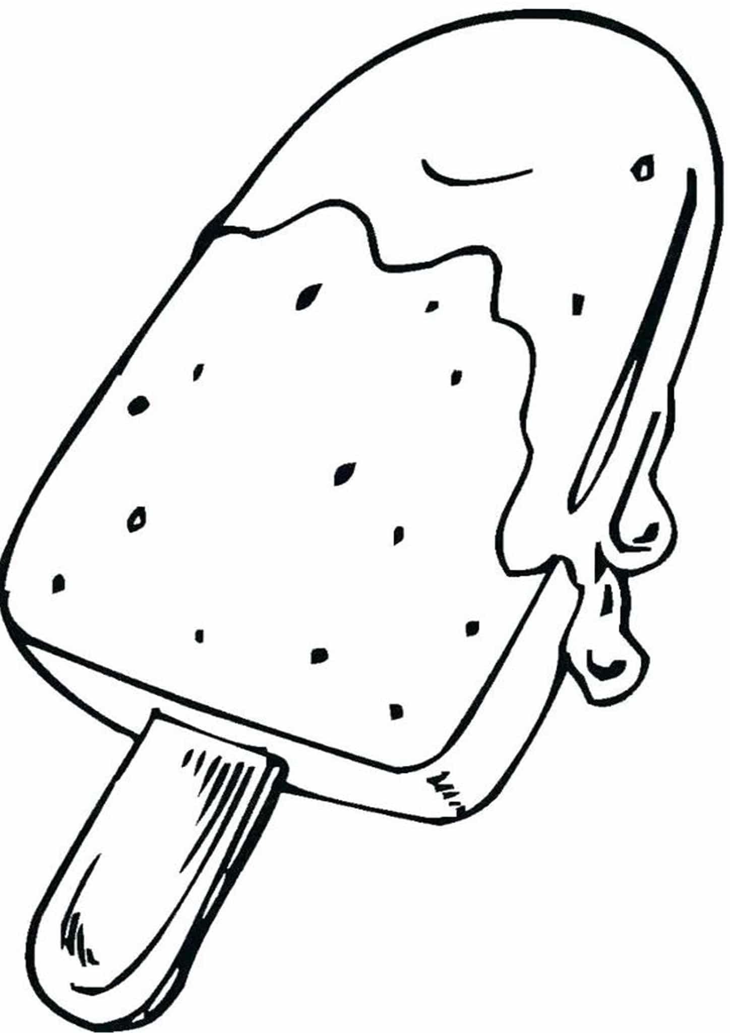 Popsicle Coloring Sheet