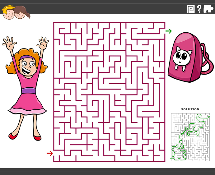 simple maze printables