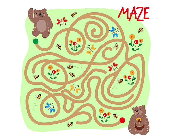 simple maze printables