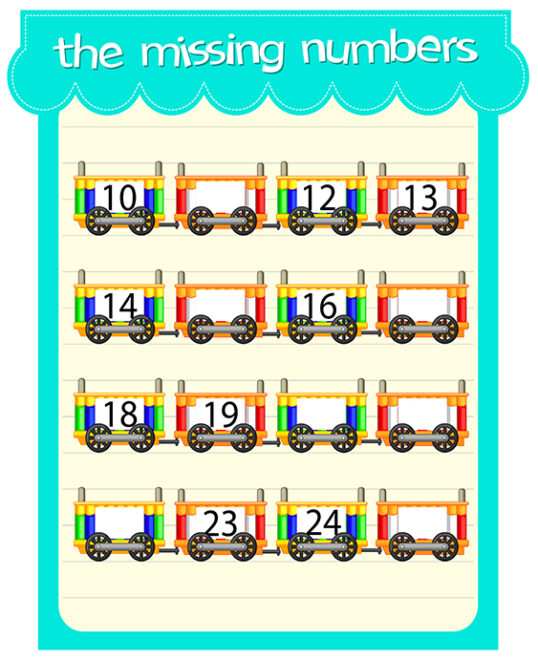 Free & Fun Missing Number Worksheets - Tulamama