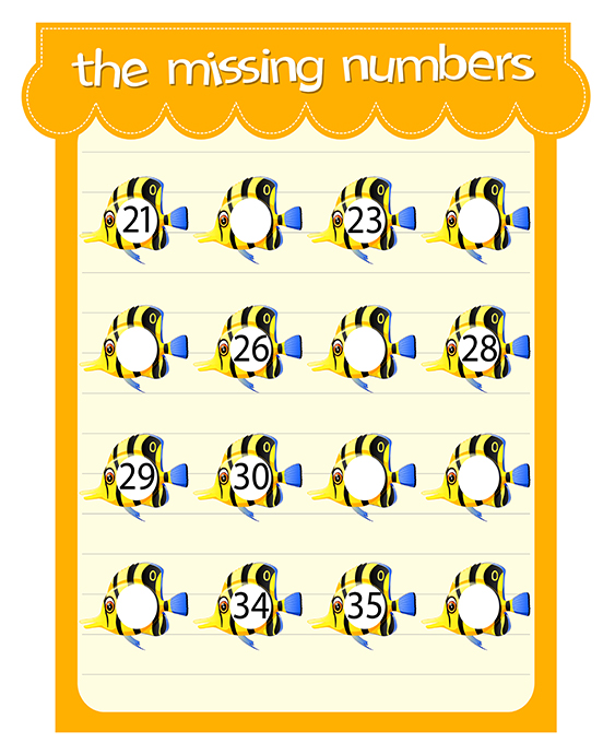 Free & Fun Missing Number Worksheets