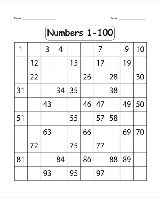 free fun missing number worksheets tulamama