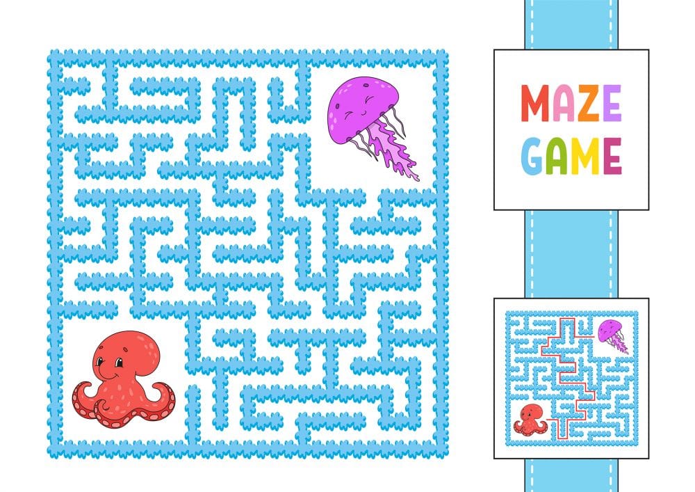 Free Simple Maze Printables For Preschoolers And Kindergartners - Tulamama