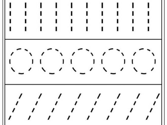 Printable Tracing Lines Worksheets For 3 Year Olds Printable Templates