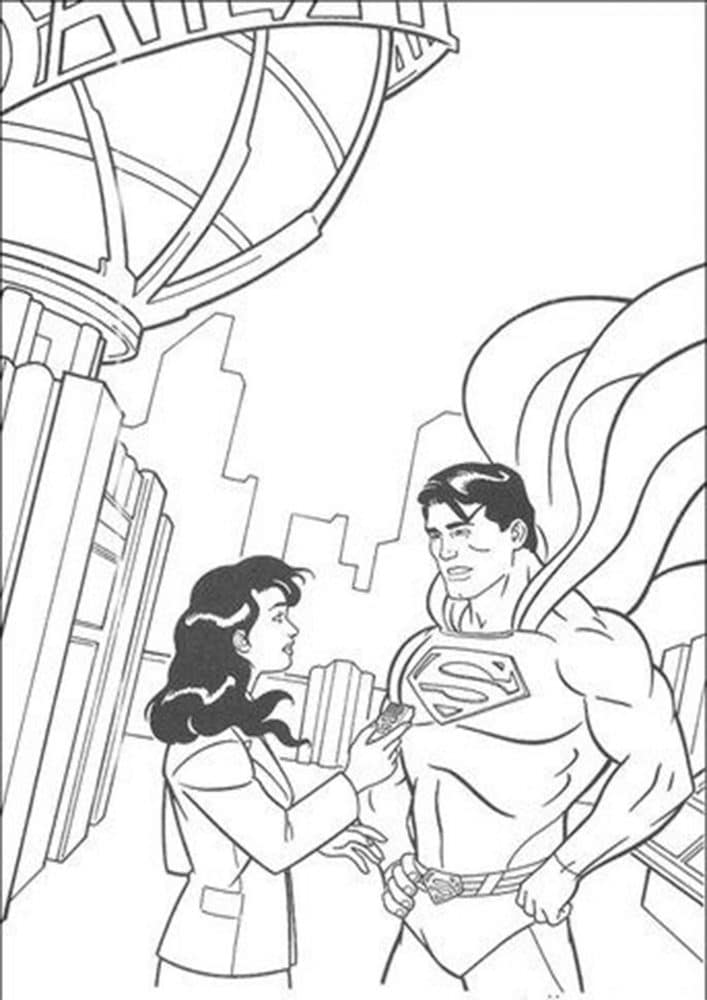 Free & Easy To Print Superman Coloring Pages - Tulamama