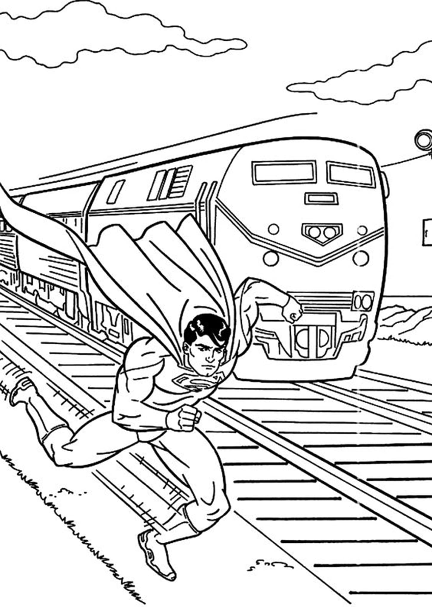 superman coloring pages