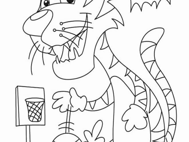 Free Easy To Print Tiger Coloring Pages Tulamama