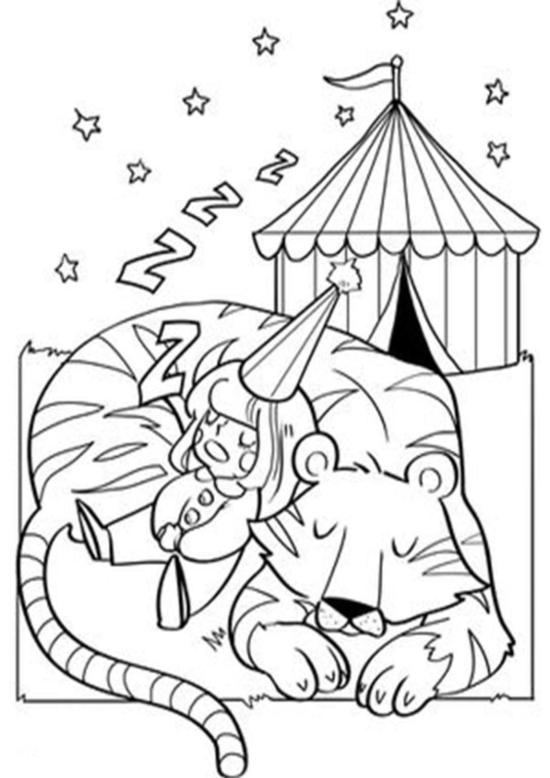 Free & Easy To Print Tiger Coloring Pages - Tulamama