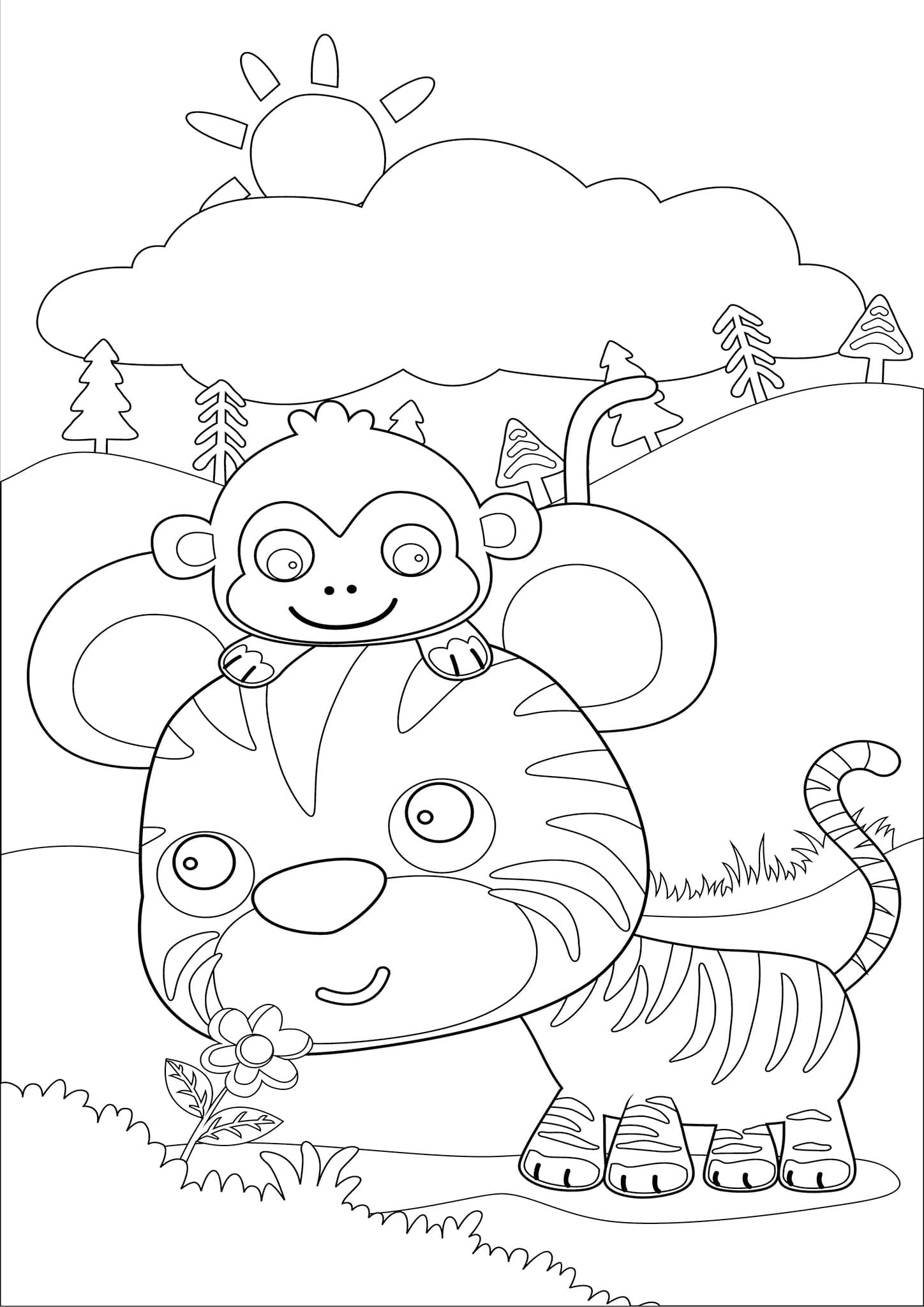 Space Mountain Coloring Pages