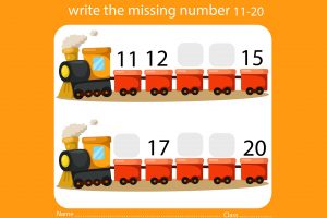 missing number worksheets