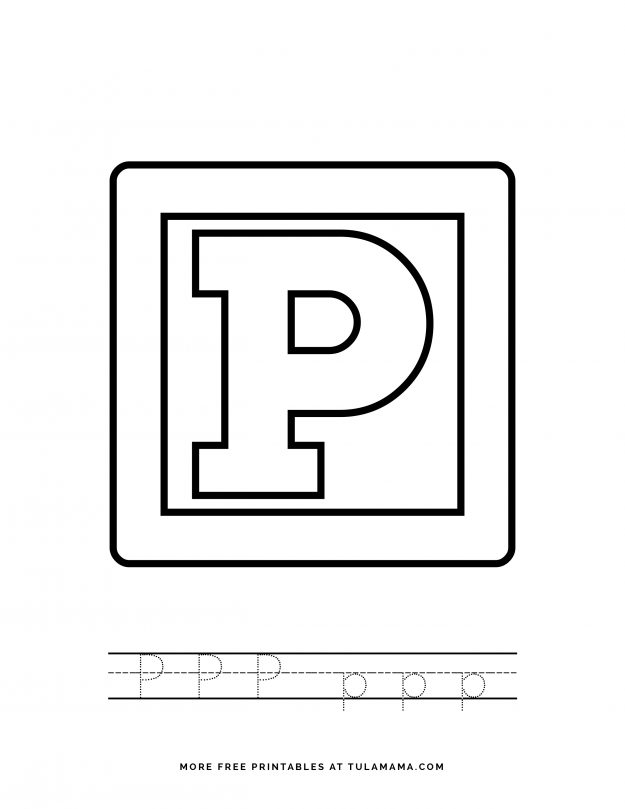 free printable alphabet blocks tracing worksheets for preschoolers