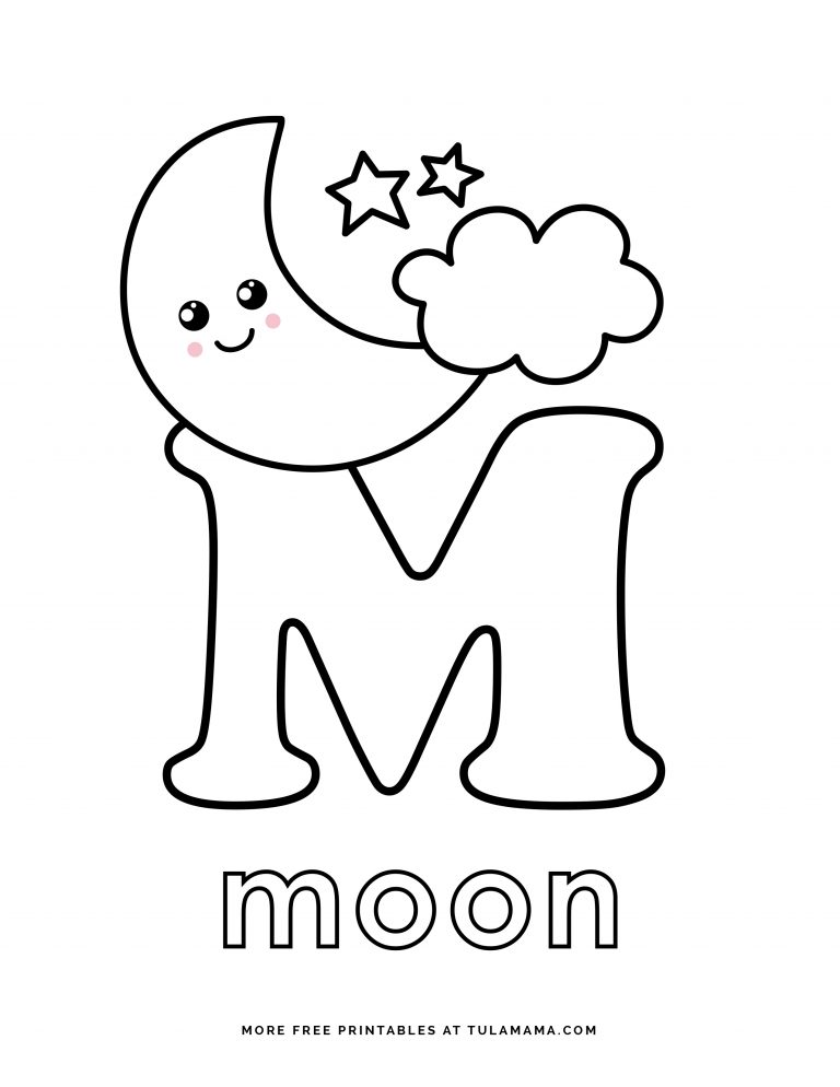 fun and easy to print abc coloring pages for preschoolers