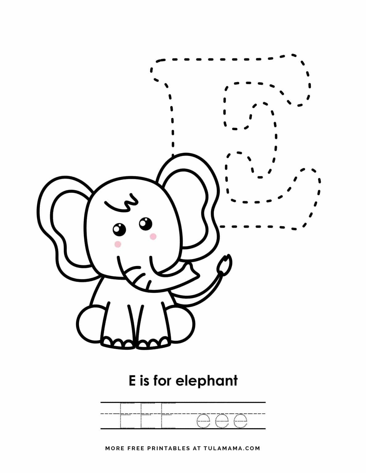 Free Printable Alphabet Traceable Letters For Preschoolers - Tulamama