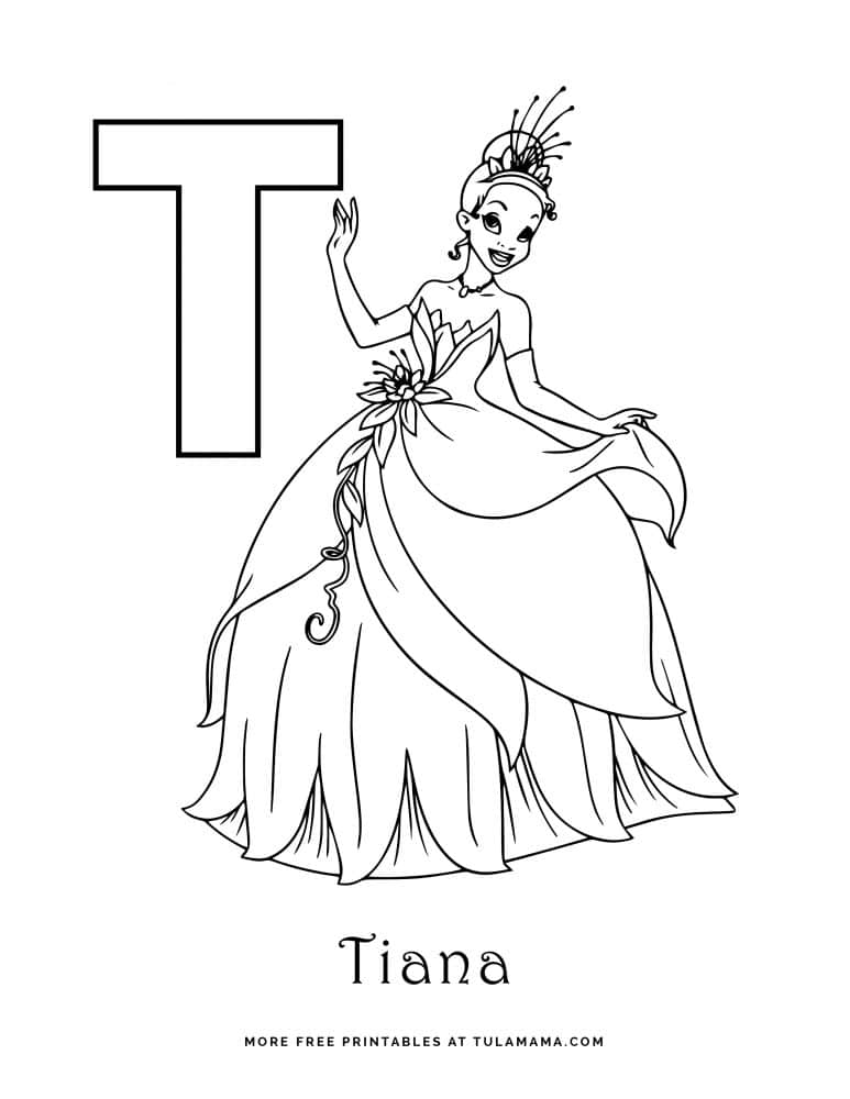 free printable disney alphabet coloring pages tulamama