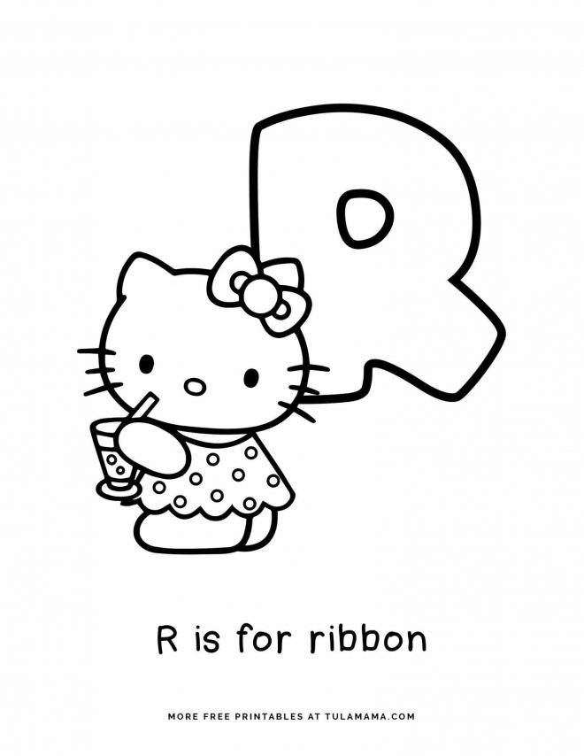 free hello kitty printables and abc coloring pages tulamama