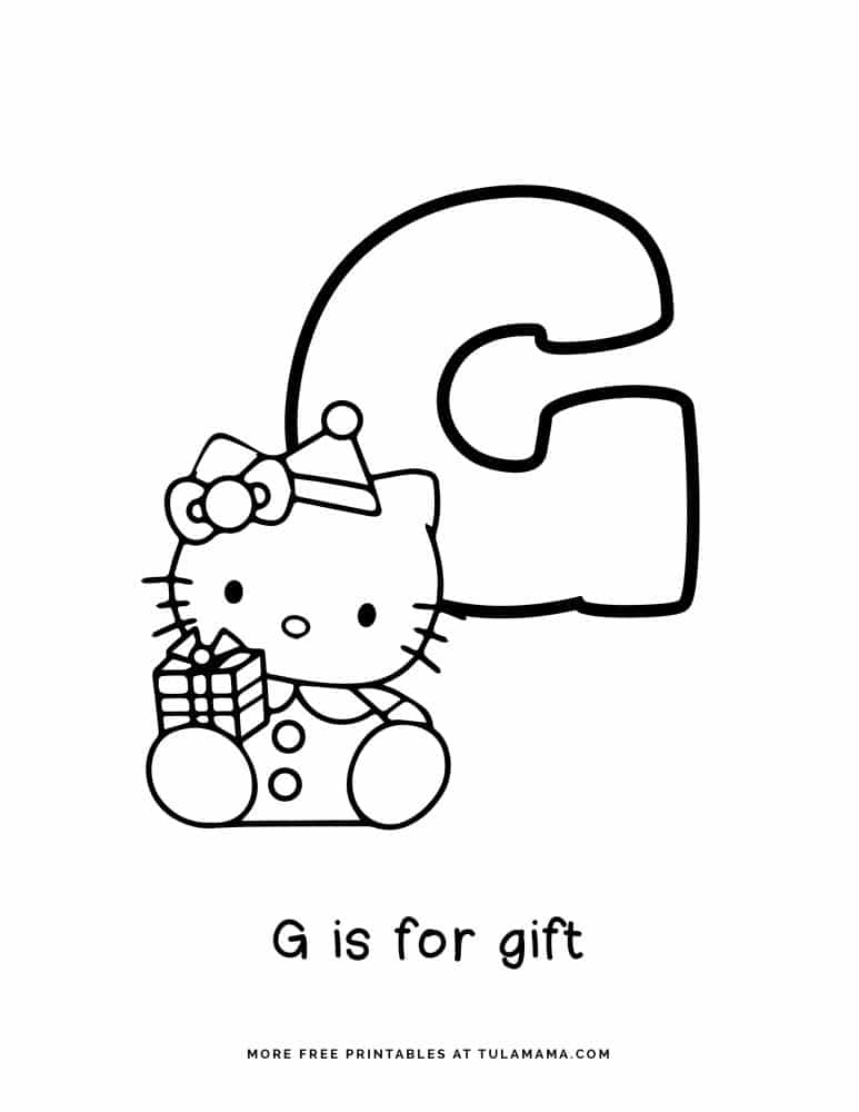 free hello kitty printables and abc coloring pages tulamama