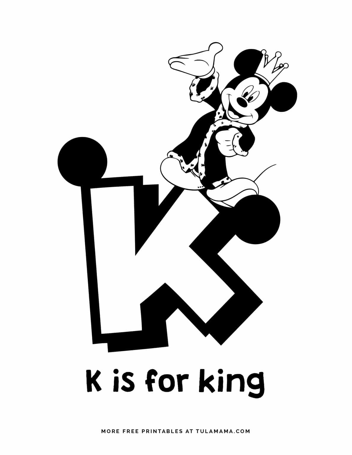 free printable mickey mouse abc coloring pages tulamama