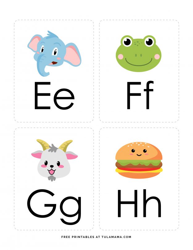 Fun, Free & Engaging Alphabet Flash Cards For Preschoolers - Tulamama