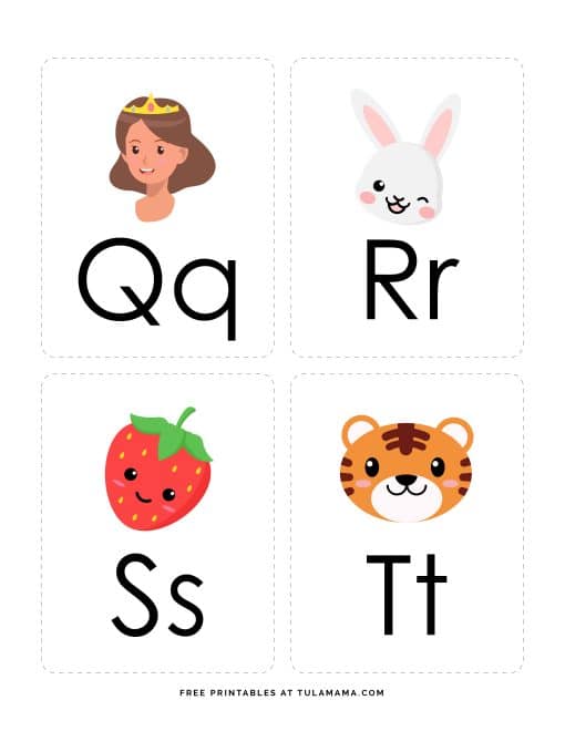 Fun, Free & Engaging Alphabet Flash Cards For Preschoolers - Tulamama