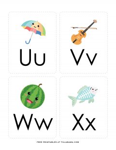 Fun, Free & Engaging Alphabet Flash Cards For Preschoolers - Tulamama