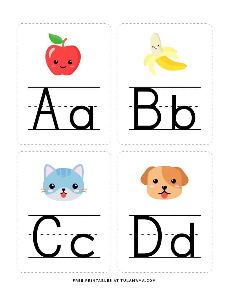 Fun, Free & Engaging Alphabet Flash Cards For Preschoolers - Tulamama