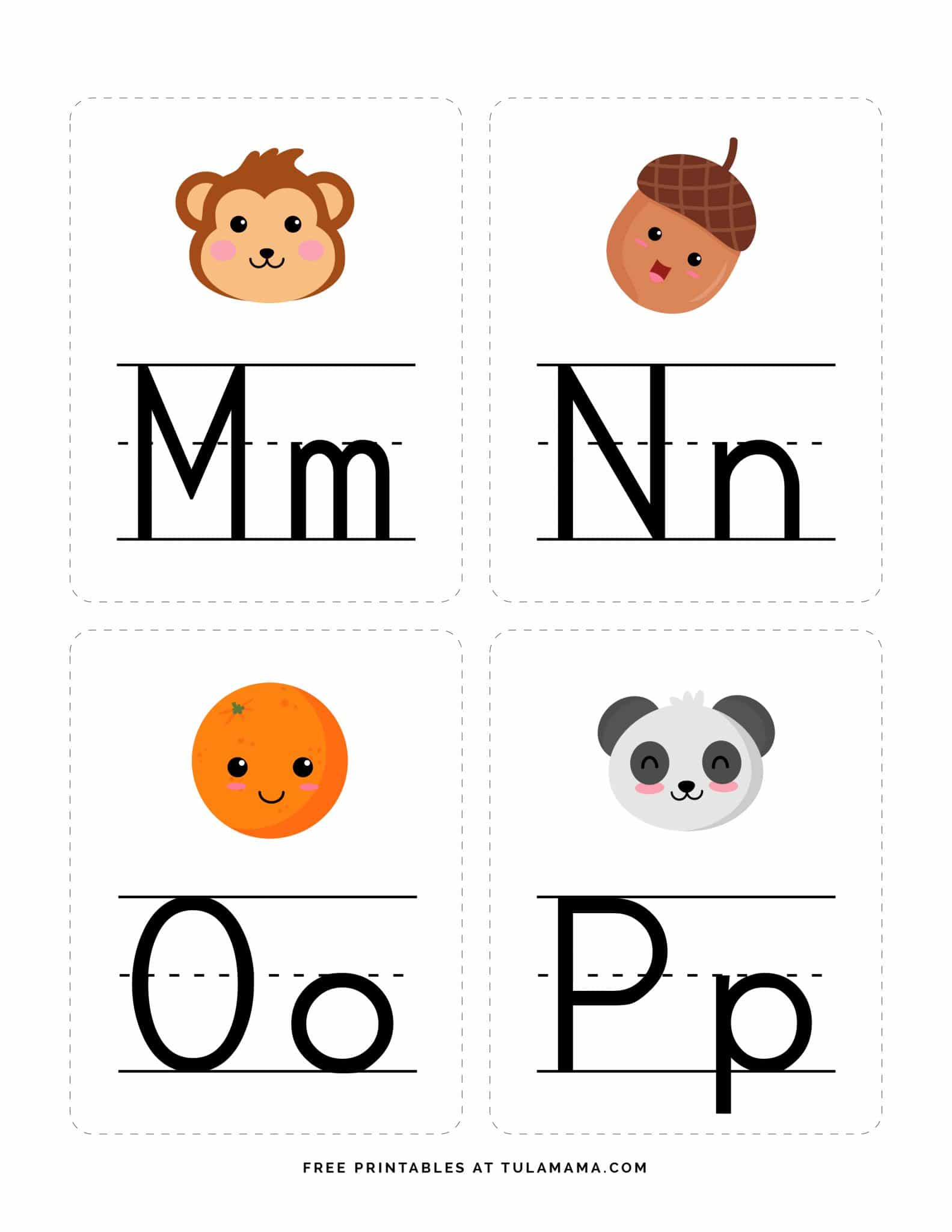 Alphabet Flash Cards Printable Pdf Free