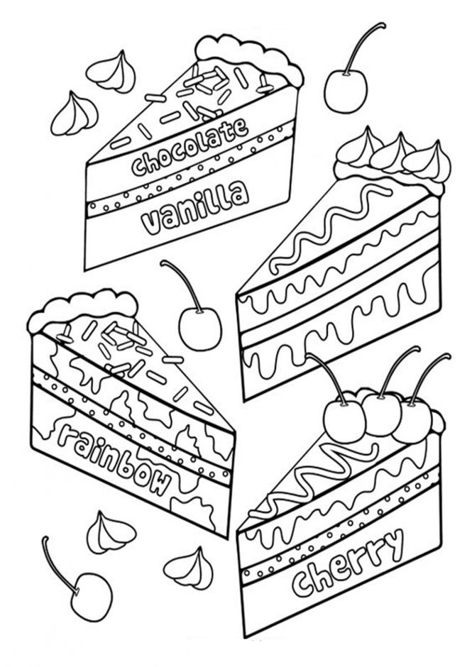 Download Free Easy To Print Food Coloring Pages Tulamama