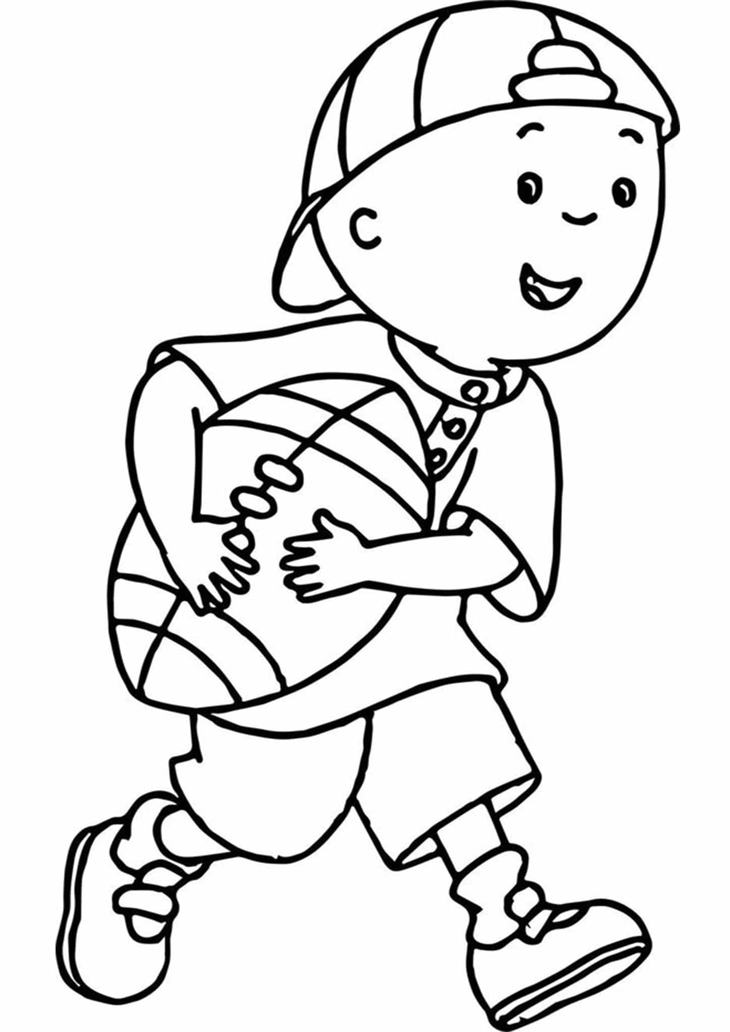 Free & Easy To Print Football Coloring Pages - Tulamama