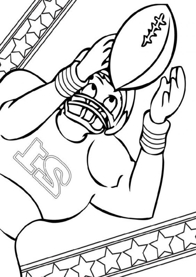 Free & Easy To Print Football Coloring Pages - Tulamama