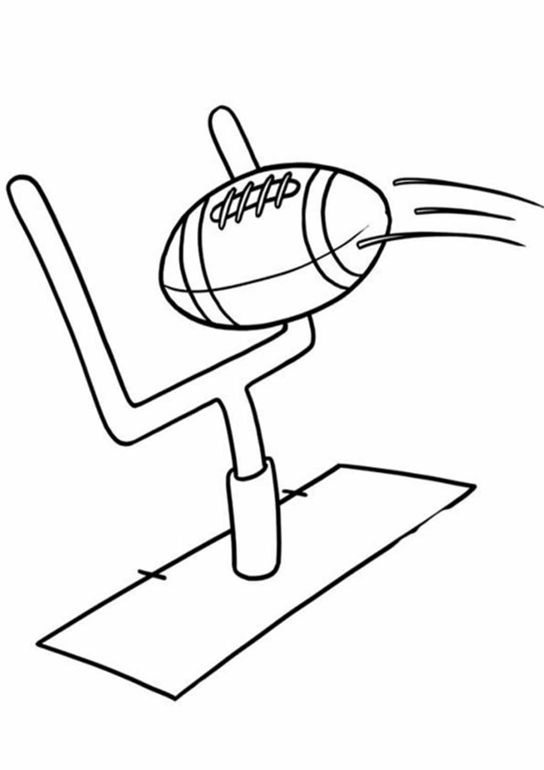 Free & Easy To Print Football Coloring Pages - Tulamama