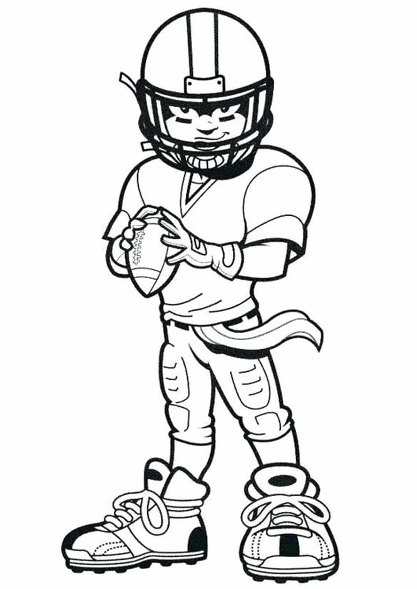 Free & Easy To Print Football Coloring Pages Tulamama