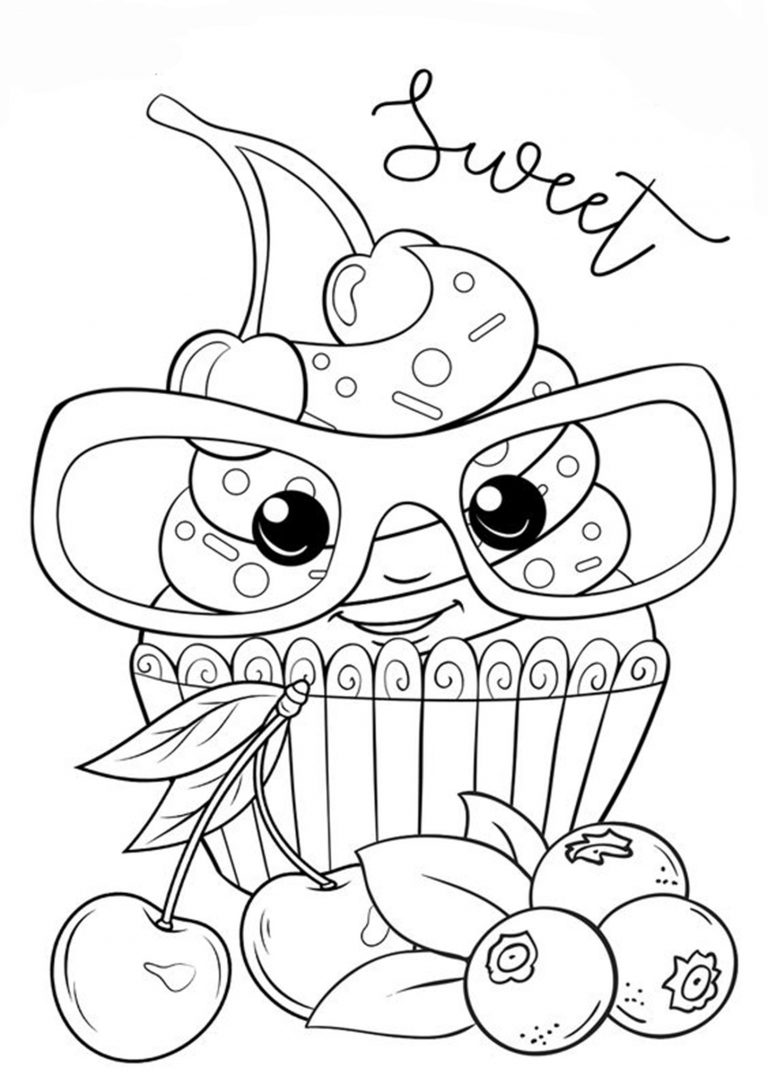 Free Easy To Print Cupcake Coloring Pages Tulamama