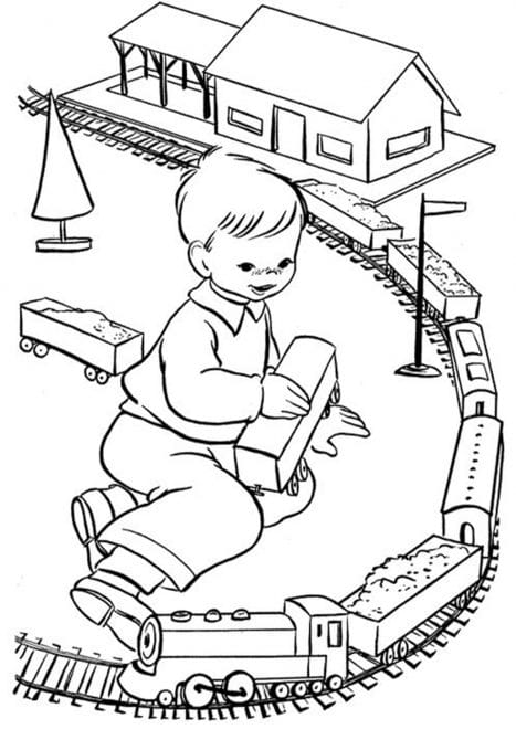 Free & Easy To Print Train Coloring Pages - Tulamama
