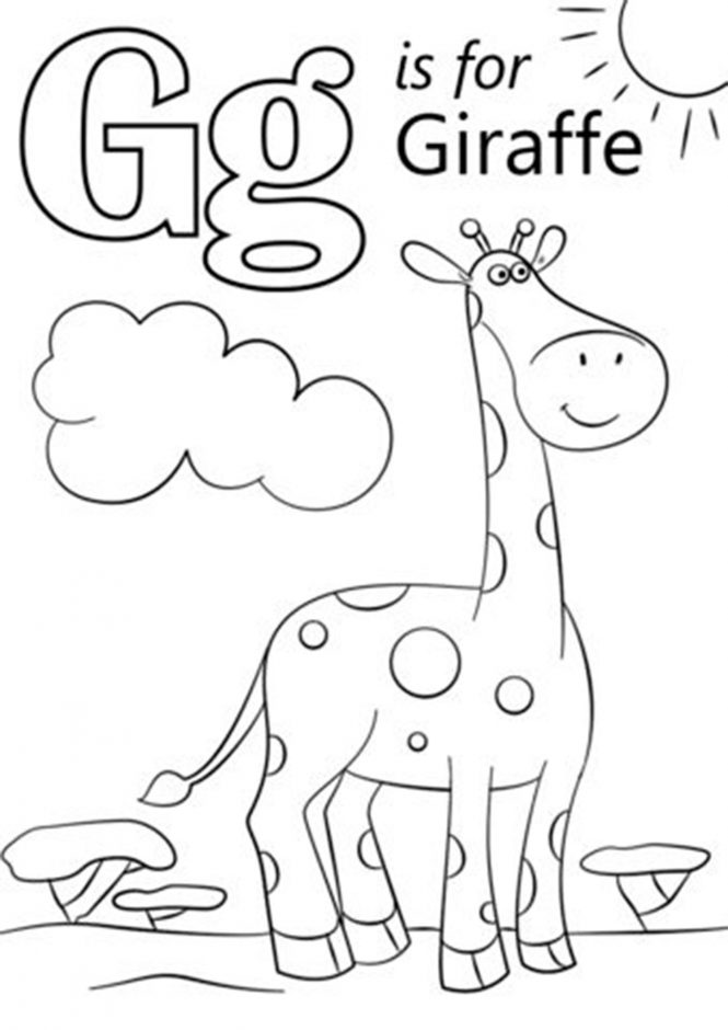 Download Free & Easy To Print Giraffe Coloring Pages - Tulamama