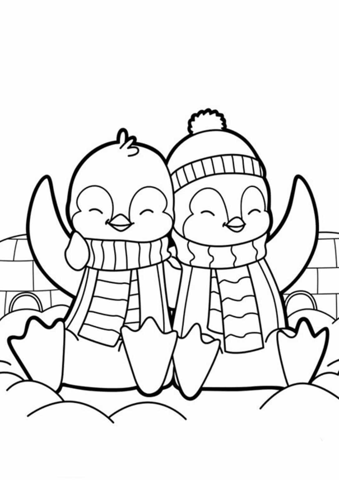 Free & Easy To Print Penguin Coloring Pages Tulamama