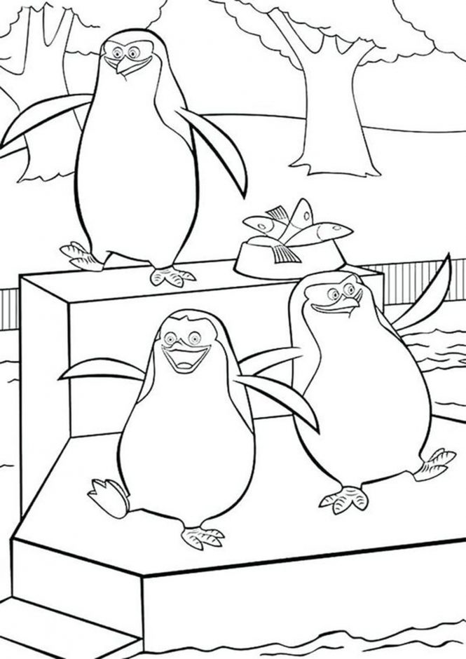 Free & Easy To Print Penguin Coloring Pages Tulamama